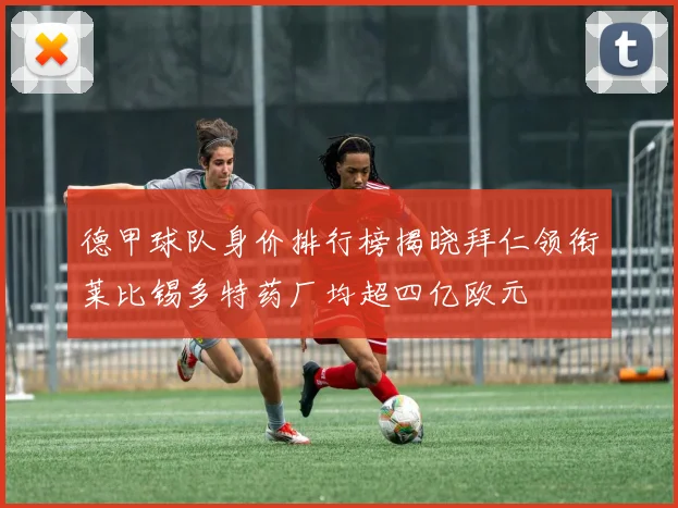 德甲球队身价排行榜揭晓拜仁领衔莱比锡多特药厂均超四亿欧元