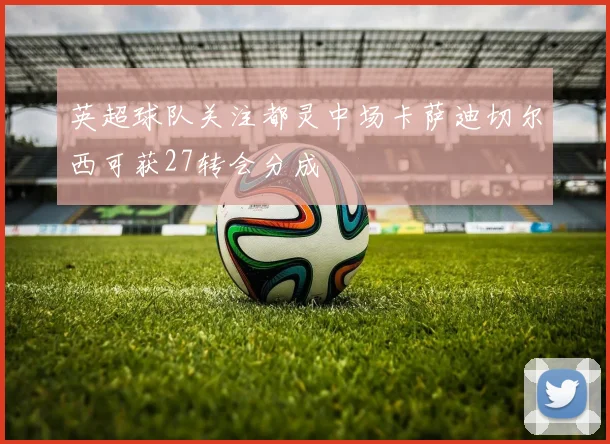英超球队关注都灵中场卡萨迪切尔西可获27转会分成